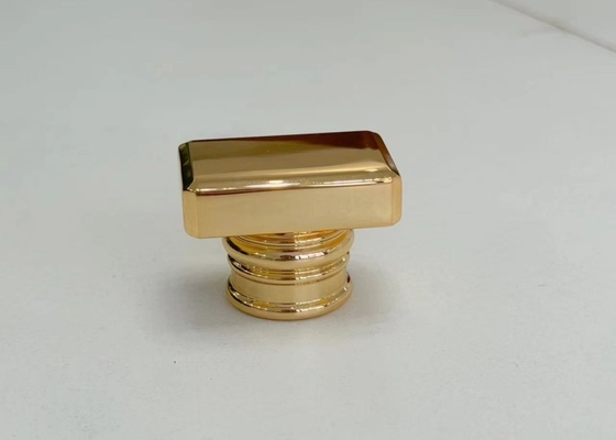 Zinklegering T-vormige goud Zamak Parfumkappen voor gepersonaliseerde geurverpakkingen