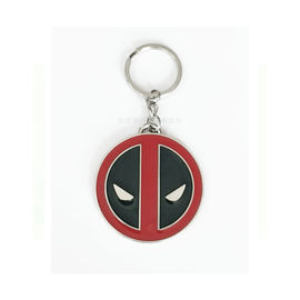 Kleine 3d Milieuvriendelijke het Wonderhelden Deadpool van de Metaalsleutelring voor Jonge geitjesgiften
