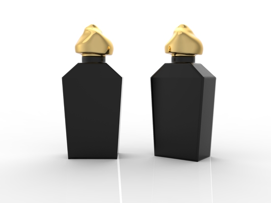 High-End Customized Premium Zamak Parfum Caps Zink Nieuw Design Parfum Set