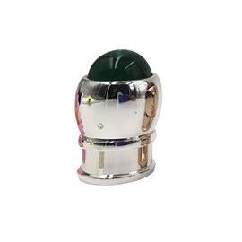 Van de Kroonkurkendeksels van het luxeparfum De Dekkingsodm Ontwerp Zilveren Kleur met Kristal