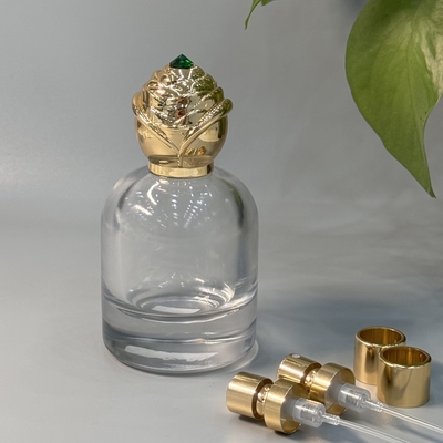 Op maat gemaakte diamant Zamak Parfums Hoogwaardige zinklegering voor elegante geurverpakkingen