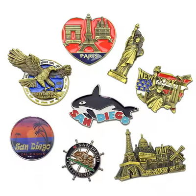 Souvenir cadeau koel koelkast stickers lokaal monument gebouw