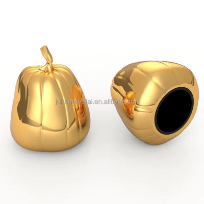 FEA 15mm Zinc Alloy Crown Cap Metal Perfume Cover for Liquid Application Pumpkin Perfume Cap