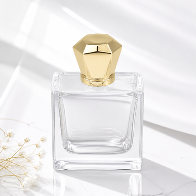 Custom Design Goud geplatte Zamak Parfum Cap met 20 mm fles nek Grootte voor Luxe geurverpakking