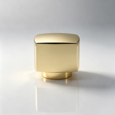 Premium Custom Logo Luxe Gold Square Parfum Cap Zamac Parfum Cap voor parfumflessen