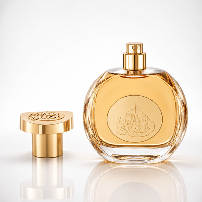 Goud geplatte Zamac Parfums Hoed met aangepast ontwerp en geïmpregreerd patroon voor luxe parfumflessen