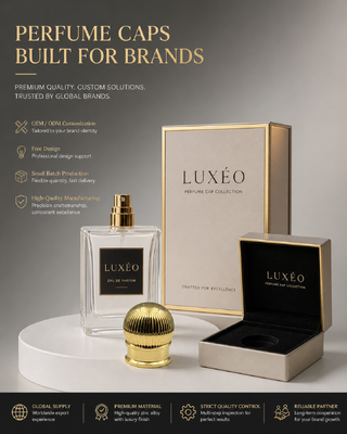 Zinklegering Verticale Geribbelde Bol Parfum Dop Spiegel Goud Verguld Gestreept Bal Vorm Cosmetische Fles Deksel Custom Logo OEM Voor Glazen Parfum Fles Magnetisch