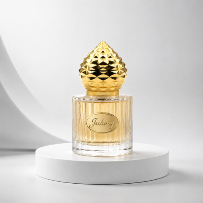 Luxe Diamant Geslepen Gouden Zamac Parfum Dop, Kroon Vormige Sluiting voor FEA15 Parfumfles