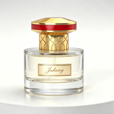 Luxe Geometrische Gedrukt Zamac Magnetische Parfum Kap