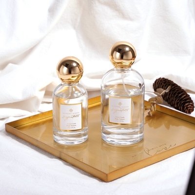 OEM de Lege Ronde van het de Luxeparfum van Glaszamac Gouden Fles 50ML 100ML