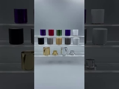 Hoogwaardige cilindrische aluminium metalen parfumkappen voor standaard Fea 15 flessenhals